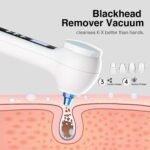 UMICKOO 3 in 1 Facial Cleansing Brush & Blackhead Remover, Rechargeable Face Scrubber with LCD Screen, IPX7 Waterproof, Deep Pore Cleaning, Exfoliating & Massaging for All Skin Types - Image 5