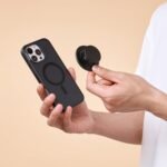 PopSockets Phone Grip for MagSafe, Magnetic Holder, Phone Stand - Black - Image 5