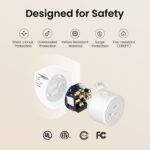 GHome Smart Plug Mini, WiFi Smart Outlet Plug Works with Alexa and Google Home, Timer Outlet with APP Control, 2.4GHz Network Only, No Hub Required, ETL FCC Listed (4 Pack), White - Image 8