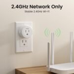 GHome Smart Plug Mini, WiFi Smart Outlet Plug Works with Alexa and Google Home, Timer Outlet with APP Control, 2.4GHz Network Only, No Hub Required, ETL FCC Listed (4 Pack), White - Image 9