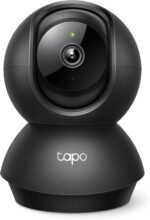 Tapo 1080p Pan/Tilt Security Camera for Baby Monitor, Pet Camera, C201 | Motion Detection, 2-Way Audio, Night Vision, Cloud & SD Card Storage, Works with Alexa & Google Home, Black - Image 2