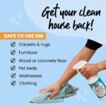 FurryFreshness Extra Strength Cat or Dog Pee Stain & Permanent Odor Remover + Smell Eliminator -Removes Stains From Pets & Kids Including Urine or Blood- Lifts Old Carpet Stains- (2 Pack) - Image 4