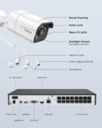REOLINK 16CH 4K Security Bullet Camera System with 4TB HDD RLK16-800B8 | 8pcs H.265 PoE IP Cameras Wired with Person Vehicle Detection, 8MP/4K 16CH NVR with 4TB HDD for 24-7 Recording - Image 9