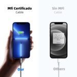 iPhone Charger 3 Pack 10ft MFi Certified Lightning Cable Fast Charging | 3 Pack 10ft MFi Certified Lightning Cable, Nylon Braided Fast Charging Phone Cord for iPhone 14 13 12 11 Pro Max iPad - Image 4