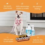 FurryFreshness Extra Strength Cat or Dog Pee Stain & Permanent Odor Remover + Smell Eliminator -Removes Stains From Pets & Kids Including Urine or Blood- Lifts Old Carpet Stains- (2 Pack) - Image 5