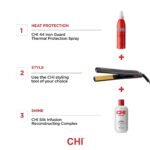 CHI Tourmaline Ceramic Series Flat Iron, Hair Straightener for Silky, Smooth Hair, 392°F Maximum Temperature, 1" Iron - Image 6