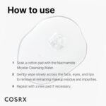 COSRX Low pH Niacinamide Micellar Cleansing Water Daily Mild Facial Cleansing Wash for Sensitive Skin, Sebum control, Korean Skin Care (13.52fl.oz/400ml) - Image 8