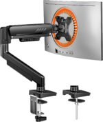 ErGear Single Monitor Arm, Fully Adjustable Monitor Mount for 13–34 Inch Screens, Fast Install Computer Monitor Stand with Tool-Free VESA Mount, Cable Management, Holds 19.8 lbs, Max VESA 100x100mm - Image 2