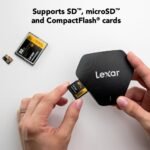 Lexar Professional Multi-Card 3-in-1 USB 3.1 Reader, Supports SD, microSD and CF Cards (LRW500URBNA) | USB-C and USB-a Cables Included, Up to 312MB per S, Up to 160MB per S - Image 3
