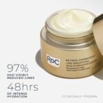 RoC Retinol Correxion Max Hydration Anti-Aging Daily Face Moisturizer with Hyaluronic Acid, Fragrance-Free, Oil Free Skin Care, 1.7 Ounces (Packaging May Vary) - Image 4