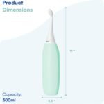 HappyPo The Original Portable Bidet - 300ml Peri Bottle for Moms, Women, and Anyone on The Go - Easy-Bidet 2.0 for Postpartum Care, Travel, Personal Hygiene - Poop Cleaning and Feminine Care (Mint) - Image 4