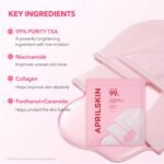 APRILSKIN TXA Pink Capsule Gel Mask | Overnight Face Mask for Glass Glow Skin I 99% High-Purity Tranexamic Acid 3 for uneven skin tone I Elasticity, Hydrating and Firming I Korean Skincare I 30g x 4ea - Image 5