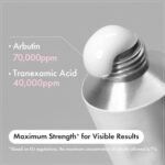 TOSOWOONG Arbutin 7% + Tranexamic Acid 4% Cream, 70,000ppm Arbutin, 40,000ppm TXA, Niacinamide, Glutathione, Dark Spots, Freckle, Blemishes, Pigmentation, Korean Skin Care, 50ml, 1.69 fl.oz. - Image 5