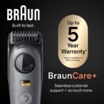 Braun Series 5 All-in-One Beard & Body Grooming Kit for Men, Cordless Trimmer, Hair Clippers & Shaver for Face, Hair & Body with Smooth Shave Head, AIO 5510 - Image 7