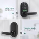 Smart Door Handle Lock with Keypad: Yamiry Fingerprint Smart Knob - Keyless Entry Digital Lock for Front Door - Deadbolt with APP - Generate Passcode Remotely - DIY Installation - Image 8