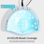 JODSONE U V LED Nail Lamp, Nail Dryer for Gel Polish, Led Light with Automatic Sensor & 4 Timers - Image 5
