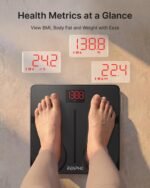 RENPHO Smart Scale for Body Weight, BMI & Body Fat, 13 Metrics, Elis 1 | Bathroom Digital Bluetooth Scale with 400lbs Capacity, Syncs with Fitness Apps, Accurate for Weight Loss, Fitness, Home Use - Image 3