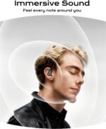 Wireless Earbuds Bluetooth 5.3 Sport Headphones with Earhooks,IPX7 Waterproof Earphones,48H Playtime Earbuds,Lightweight 7.8g,Noise Cancelling Mic Bluetooth Headphones for Running & Workout-Black - Image 8
