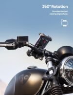 Lamicall Bike Phone Holder, Motorcycle Mount - Motorcycle Phone Holder, Handlebar Cell Phone Clamp, E-Bike Scooter Phone Clip for iPhone 17 Air Pro Max, 16 15 Plus, S20, 4.7 to 6.8" Smartphones - Image 5