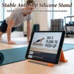 Portable Flexible Silicone Aluminum Phone Stand, Foldable Bendable Adjustable Holder with Anti-Slip Design, Multi-Angle Desktop Stand for Phone Tablet Laptop, Home Office Travel Accessories - Image 8