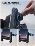 Lamicall Motorcycle Bike Phone Mount, 1s Lock Bike Phone Holder | Camera Friendly Bicycle Phone Clip, Scooter Accessories Gifts for iPhone Pro Max, Galaxy S25 Ultra, 4.7-7" Phones - Image 4
