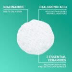 CeraVe Foaming Facial Cleanser, Daily Face Wash for Oily Skin, Hyaluronic Acid + Ceramides + Niacinamide, Fragrance Free, Non-Drying Oil Control Face Wash, 8 Fluid Ounces - Image 4