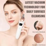2026 Blackhead Remover Pore Vacuum,Facial Pore Cleaner-5 Suction Power,5 Probes,USB Rechargeable Blackhead Vacuum Kit Electric Pore Vacuum Tool for Adult - Image 3