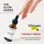 MAELOVE Glow Maker Vitamin C Serum with Vitamin E, Ferulic Acid & Hyaluronic Acid, Award-Winning Brightening and Hydrating Facial Serum, Unscented, 1.0 fl oz - Image 3