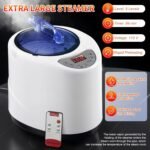 Upgraded Portable Sauna for Home，Relaxation, Steam Sauna for Home with Steamer, Remote Control, Folding Chair, 9 Levels - Image 7