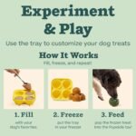 WOOF Pupsicle and Treat Tray - Long-Lasting Interactive Dog Ball Toy and Silicone Dog Treat Mold - Keep Your Pup Busy - Easy to Clean - Dog Toys for Small Dogs 10-25 lbs - Image 6