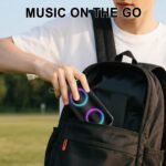 Hupoaf Bluetooth Speaker, 2026 New Portable Wireless Speaker IP7 Waterproof | 6D Loud Sound, HD Call, RGB Lights, 12H Playtime for Home/Party/Outdoor/Beach, Electronic Gadgets, Birthday Gift - Image 8