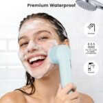 Electric Facial Cleansing Brush, 2-Way Rotating Rechargeable Face Scrubber for Daily and Deep Cleaning, 3 Modes, 3 Brush Heads, Waterproof, Face Wash Brush for All Skin Types - Image 10