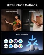 Smart Lock Ultra with Keypad,Fingerprint Door Lock, App Remote Control, Built-in WiFi Keypad Deadbolt, Auto Unlock, Waterproof&Easy Install, Supports Alexa and Google - Image 4