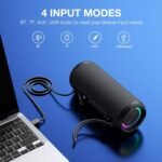 Portable Bluetooth Speaker Wireless, 40W Super Bass with Smart Display, IP67 Waterproof, 40H Playtime, RGB Colorful Lights, Bluetooth 5.4, for Home Party Outdoor Travel Beach Gift - Image 7