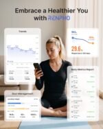 RENPHO Smart Scale for Body Weight, BMI & Body Fat, 13 Metrics, Elis 1 | Bathroom Digital Bluetooth Scale with 400lbs Capacity, Syncs with Fitness Apps, Accurate for Weight Loss, Fitness, Home Use - Image 6