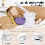 Table Facial Steamer, Face Steamer with Extendable Arm Nano Ionic Steamer for Home Salon Spa or Personal Care - Image 6
