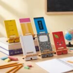 Novabright 24 Pcs Back to School Gift Phone Stands School Supplies Pattern Bulk Bamboo Phone Stands Compatible with All Cellphones for End of Year Back to Classroom Retirement Party Favors - Image 8