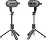 SOWO Wireless Dual Bluetooth Speakers Set, Stereo Sound, Adjustable Stands | 2 PCS, High-Fidelity, Smart Pairing Sync, Surround Sound with Portable Lightweight Case for Home, Travel, Party, Birthday - Image 2