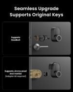 Smart Lock Ultra with Keypad,Fingerprint Door Lock, App Remote Control, Built-in WiFi Keypad Deadbolt, Auto Unlock, Waterproof&Easy Install, Supports Alexa and Google - Image 3