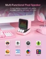 Divoom Ditoo Retro Pixel Art Game Bluetooth Speaker with 16X16 LED App Controlled Front Screen (Pink) - Image 8