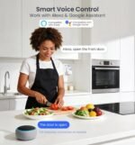 Veise VE018 Smart Knob Handle Lock - Fingerprint, App Control, Keyless Entry for Front Door and Bedroom, Electronic Digital Keypad, Auto Lock, Remote Access Sharing, Easy Installation, Matte Black - Image 11