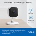 Tapo 1080P Indoor Security Camera, Baby Monitor, Dog Camera, C100(4-Pack) | Motion Detection, 2-Way Audio, Siren, Night Vision, Cloud & SD Card Storage, Works w/Alexa & Google Home, Wired - Image 5