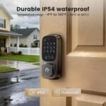 Smart Lock with Palm Vein, Keyless Entry Door Lock for Front Door, WiFi Electronic Door Lock with Keypad Deadbolt, Auto Lock, Voice Control, Compatible with Alexa & Google Assistant - Image 8