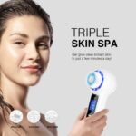 UMICKOO 3 in 1 Facial Cleansing Brush & Blackhead Remover, Rechargeable Face Scrubber with LCD Screen, IPX7 Waterproof, Deep Pore Cleaning, Exfoliating & Massaging for All Skin Types - Image 10