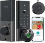 Fingerprint Smart Door Lock, ANYBELL Keyless Entry Door Lock with Camera, Built-in Wi-Fi Deadbolt for Front Door, Auto Lock, Cloudege App Control, Night Vision & Two-Way Audio, Home Security - Image 2