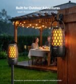 Outdoor Speakers with Ligths Gifts for Men Multi-Sync up to 100 Speakers | IPX5 Waterproof, HD Stereo Sound, Auto-Pairing, House Warming Gifts, Lanterns for Camp|Patio|Pool|Yard, Cool Stuff - Image 8