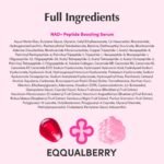 EQQUALBERRY NAD+ Peptide Boosting Serum | 14 Peptide Serum for Face, Neck & Body | Niacinamide 2% & Vegan Collagen for Anti-Aging, Firming & Lifting | Korean Skincare (1.01 oz / 30ml) - Image 10