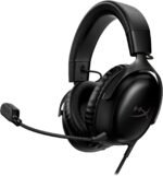 HyperX Cloud III – Wired Gaming Headset, PC, PS5, Xbox Series X|S, Angled 53mm Drivers, Spatial Audio, Memory Foam, Durable Frame, Ultra-Clear 10mm Mic, USB-C, USB-A, 3.5mm – Black - Image 2