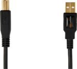 Amazon Basics USB 2.0 Cable, USB-A to USB-B, for Printer or External Hard Drive, Connect to Computer/Laptop/PC, 480 Mbps Transfer Speed, Gold-Plated Connectors, 6 Foot, Black - Image 4