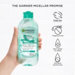 Garnier Micellar Water with Hyaluronic Acid, Facial Cleanser & Makeup Remover, Hydrating and Plumping, For All Skin Types, Vegan, Cruelty Free, 13.5 Fl Oz (400mL), 1 Count - Image 6